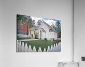White Picket Fence Church  Acrylic Print