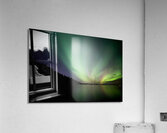 Colorful Aurora Over the Lake  Acrylic Print