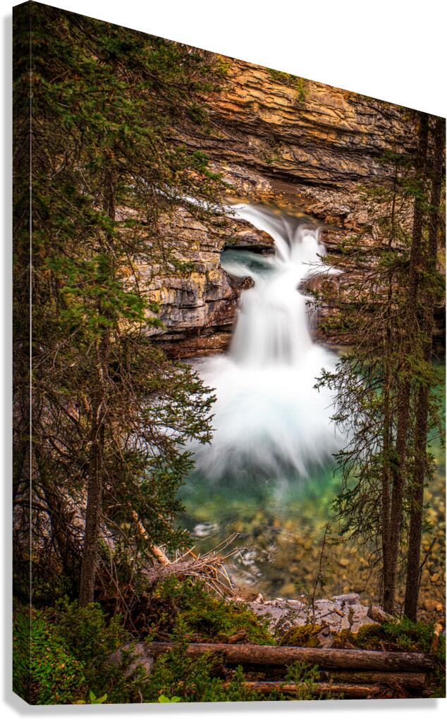 Soft Smooth Waterfall  Canvas Print