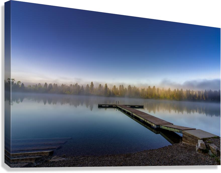 Calm Norbury Lake  Canvas Print