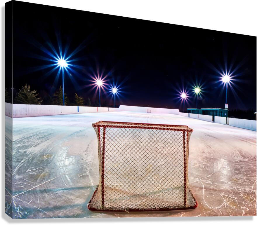Cold Lonely Rink  Canvas Print