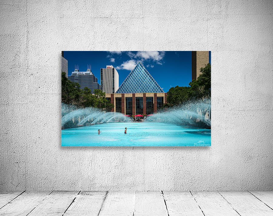 Summer Splash Downtown Edmonton by Darcy Michaelchuk
