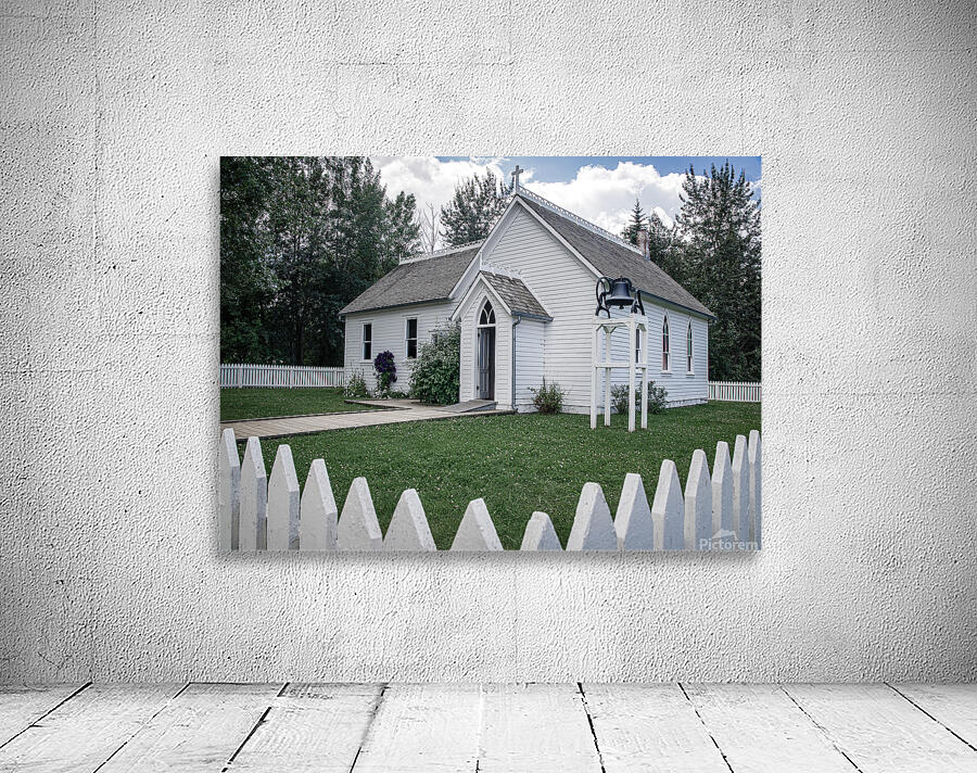 White Picket Fence Church by Darcy Michaelchuk